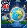 Puzzle 3D Luminos Glob Pamantesc, 180 Piese Ravensburger - 2